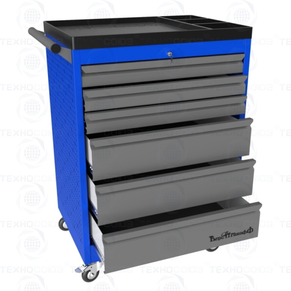 PROFFI Тележка инструментальная 950.6 М (6 выдвижных ящиков)