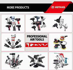 RT-5218 Пневмотрещетка короткая квадрат 1/4", 27Нм