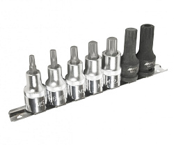 JTC-H407M Набор насадок SPLINE 1/2" M5-M14, M16H 7шт JTC /1